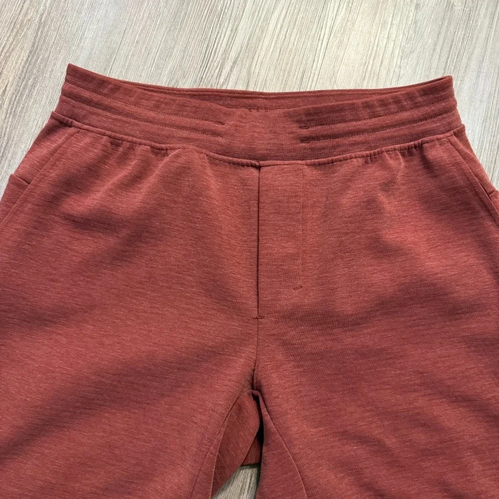 Lululemon Mens Small Gridliner Fleece Jogger Red